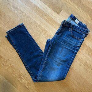 AG Stilt Cigarette Leg Blue Jeans